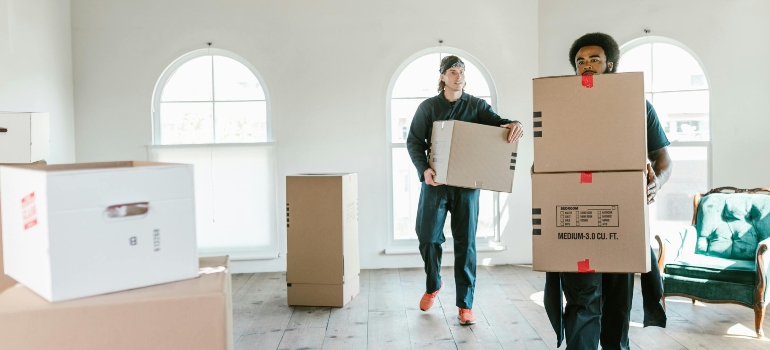 Professional Bedford VA movers handling a residential move with care and efficiency